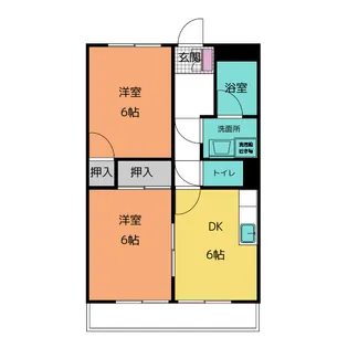 ガーデン康舟【1階】の間取り