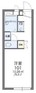 レオパレスエクセル小川【2階】の間取り