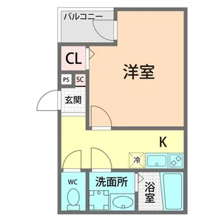 ノイヴェル西本町【3階】の間取り