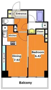 メインステージ錦糸町VIIラピス【14階】の間取り