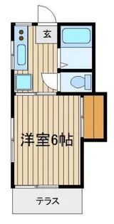 ラフビレッヂ【1階】の間取り