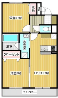 アヴェニール大野原A棟【1階】の間取り