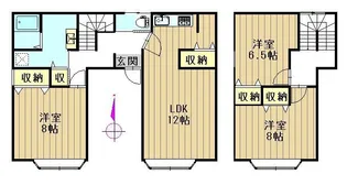 コーポゆう【1階】の間取り