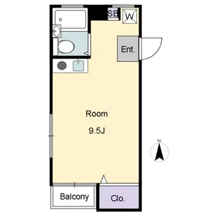 カーサあけび【3階】の間取り