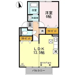 プレジールマーチ【1階】の間取り