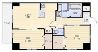 パストール【3階】の間取り