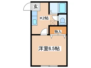 シ-パレス【2階】の間取り