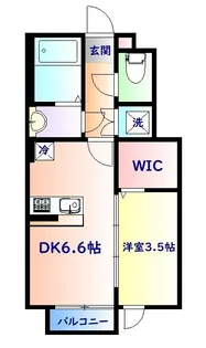 アンセル長町A【1階】の間取り