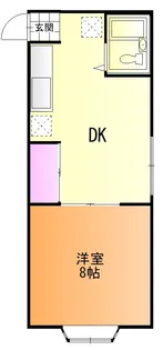 内ヶ島サンハイツ【1階】の間取り