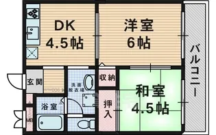 スリーエヌ豊中【1階】の間取り