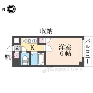 ビクトワール小阪【3階】の間取り