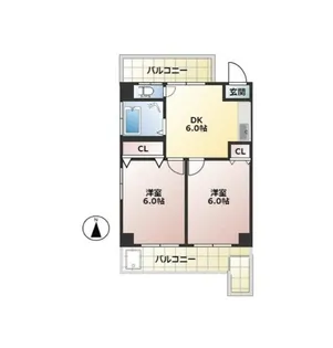 サンモール志村坂上【5階】の間取り