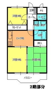 エクセピア東毛呂【2階】の間取り