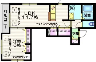 田園調布オルヴィータ【3階】の間取り