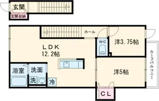 カーム カモミール【2階】の間取り