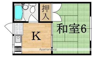 ハイツ一条II【1階】の間取り