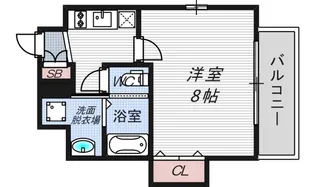 レオンコンフォート新梅田III【4階】の間取り