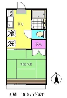 サンハイツ新座【1階】の間取り