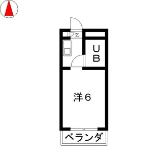 プレスイン城下【5階】の間取り