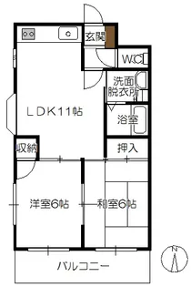 インテグラル海老園【3階】の間取り