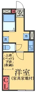 LPラポール井野【1階】の間取り