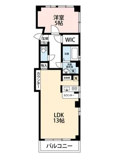 シャンポール我孫子【4階】の間取り