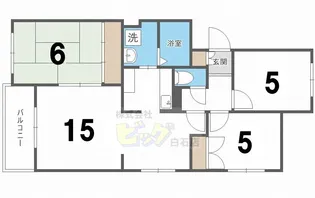 シャテロ菊水元町【5階】の間取り