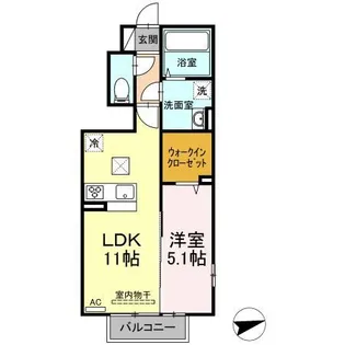 マーメゾン【1階】の間取り