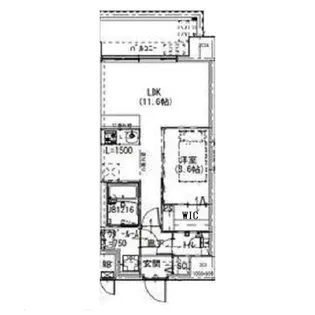 Alivis浪速東SoL TERRACE【9階】の間取り