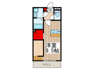 エテルナ谷塚【1階】の間取り