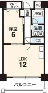 ヴァンドーム南田宮【5階】の間取り