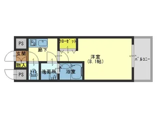 S-RESIDENCE緑橋Serio【10階】の間取り
