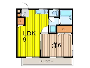 グリーンウッド【2階】の間取り