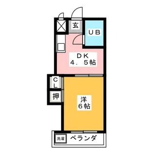 コーポJUN【3階】の間取り
