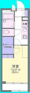 リビングメイト学園前【2階】の間取り