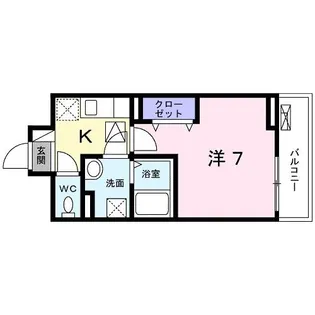 サン パラソル【1階】の間取り