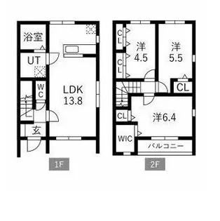 Grand Terrace 野々下の間取り