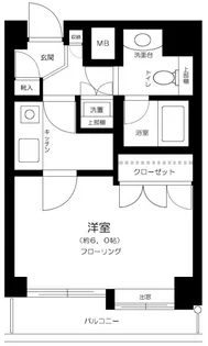 シンシア学芸大学【3階】の間取り