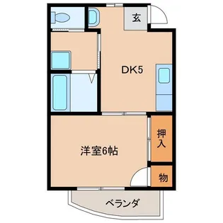 HANAハイツ【2階】の間取り