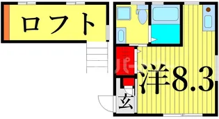 PATIO町屋【1階】の間取り