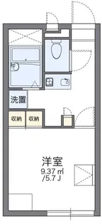 レオパレスジャスミン【2階】の間取り