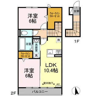 authentic(オーセンティック)【2階】の間取り