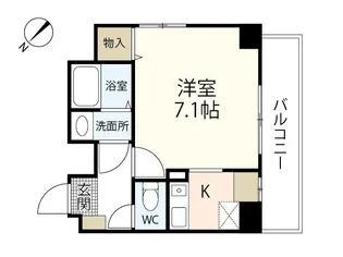清水ビルII【5階】の間取り