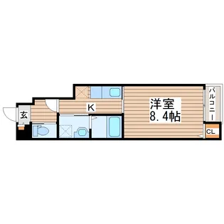パル木ノ下 A棟【1階】の間取り