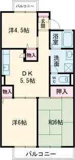 レスポワールI【2階】の間取り