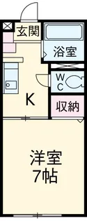ハーベスト湘南山手【2階】の間取り