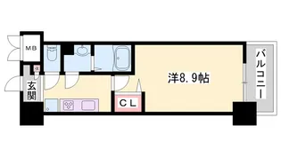 MISTRAL姫路駅前V 忍町【5階】の間取り