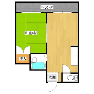 エグゼ渕江【2階】の間取り