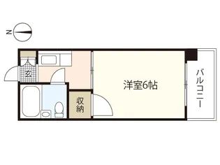 コーポ中広【3階】の間取り
