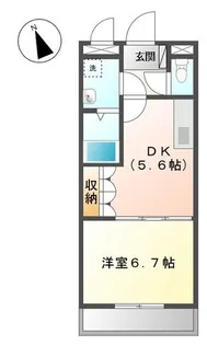 大仙パークサイド【1階】の間取り